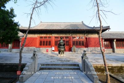 A scenic view of Zhangjiakou Nuanquan Huayan Temple