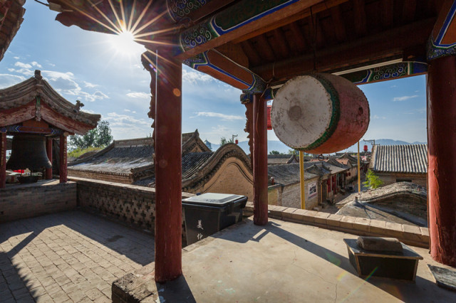 A scenic view of Zhangjiakou Nuanquan Huayan Temple
