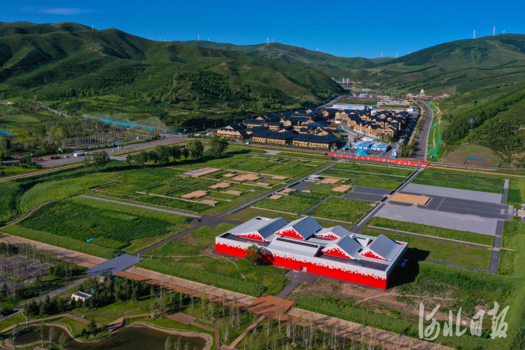 A scenic view of Zhangjiakou Prince City Site Chongli
