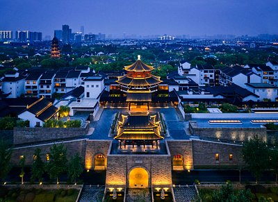 A scenic view of Zhangjiakou Shazipo Laojun Guan