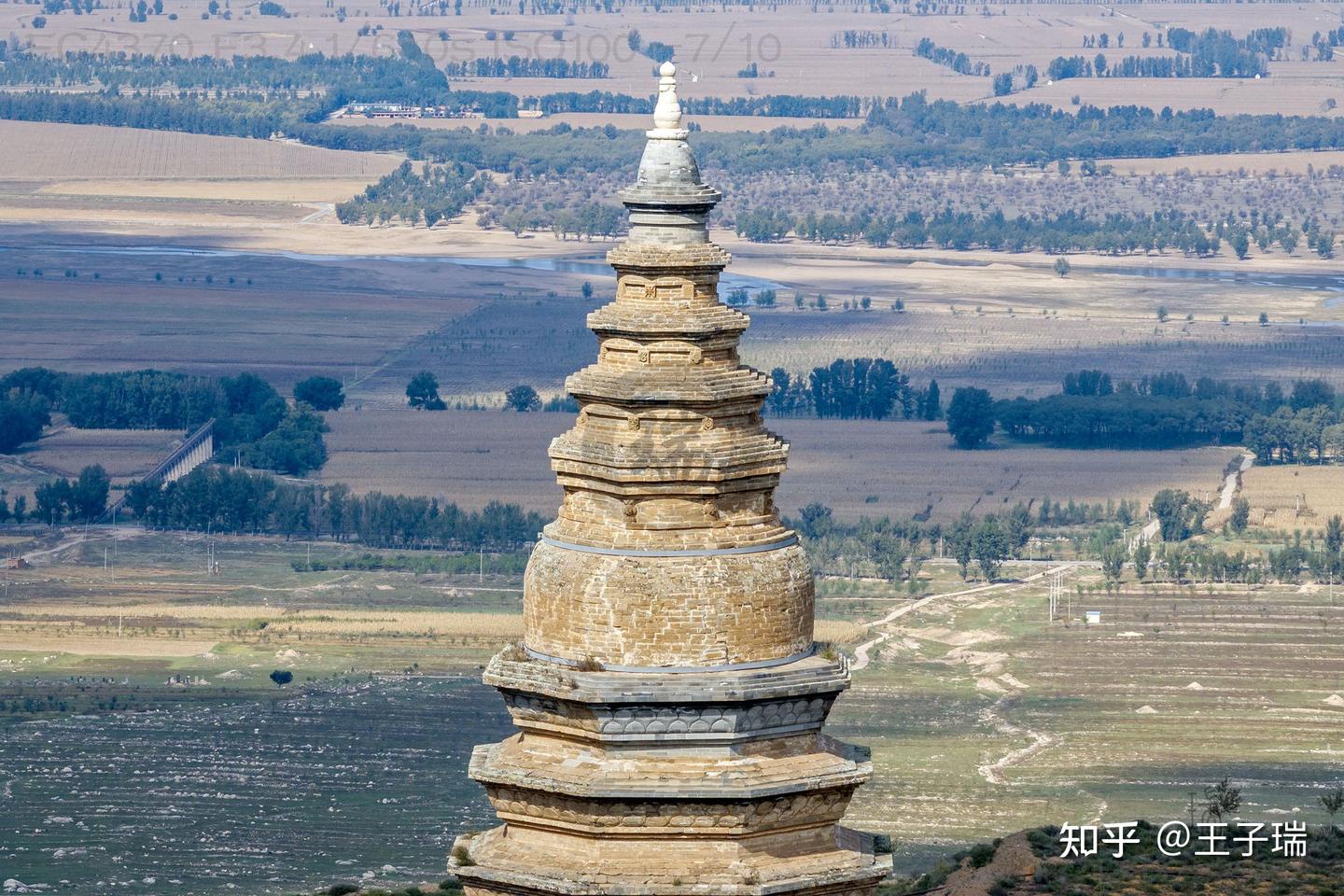 A scenic view of Zhangjiakou Shujiu Temple Pagoda