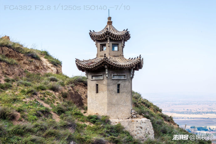 A scenic view of Zhangjiakou Shujiu Temple Pagoda