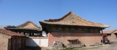 A scenic view of Zhangjiakou Tianqi Temple