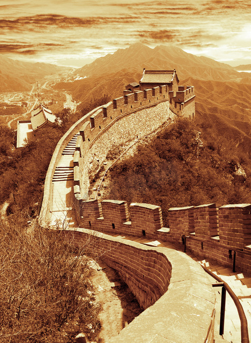 A scenic view of Zhangjiakou Tuchengzi City Site
