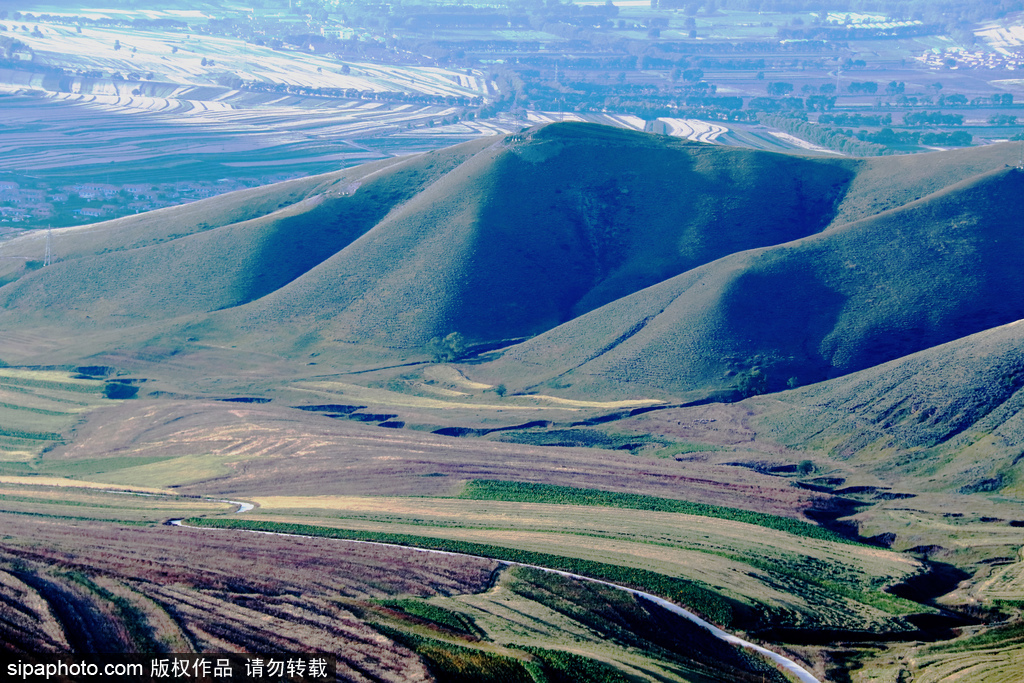 A scenic view of Zhangjiakou Tuchengzi City Site