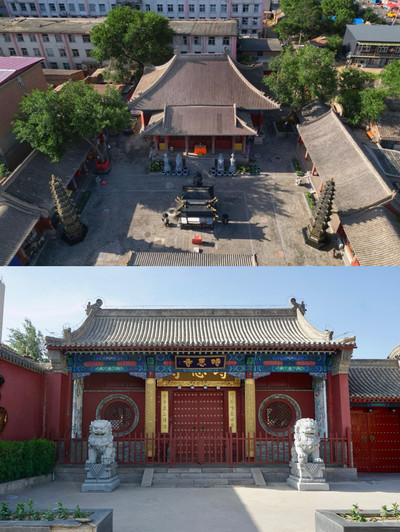 A scenic view of Zhangjiakou Tuchengzi City Site