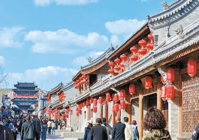 A scenic view of Zhangjiakou Wanquan Youwei City
