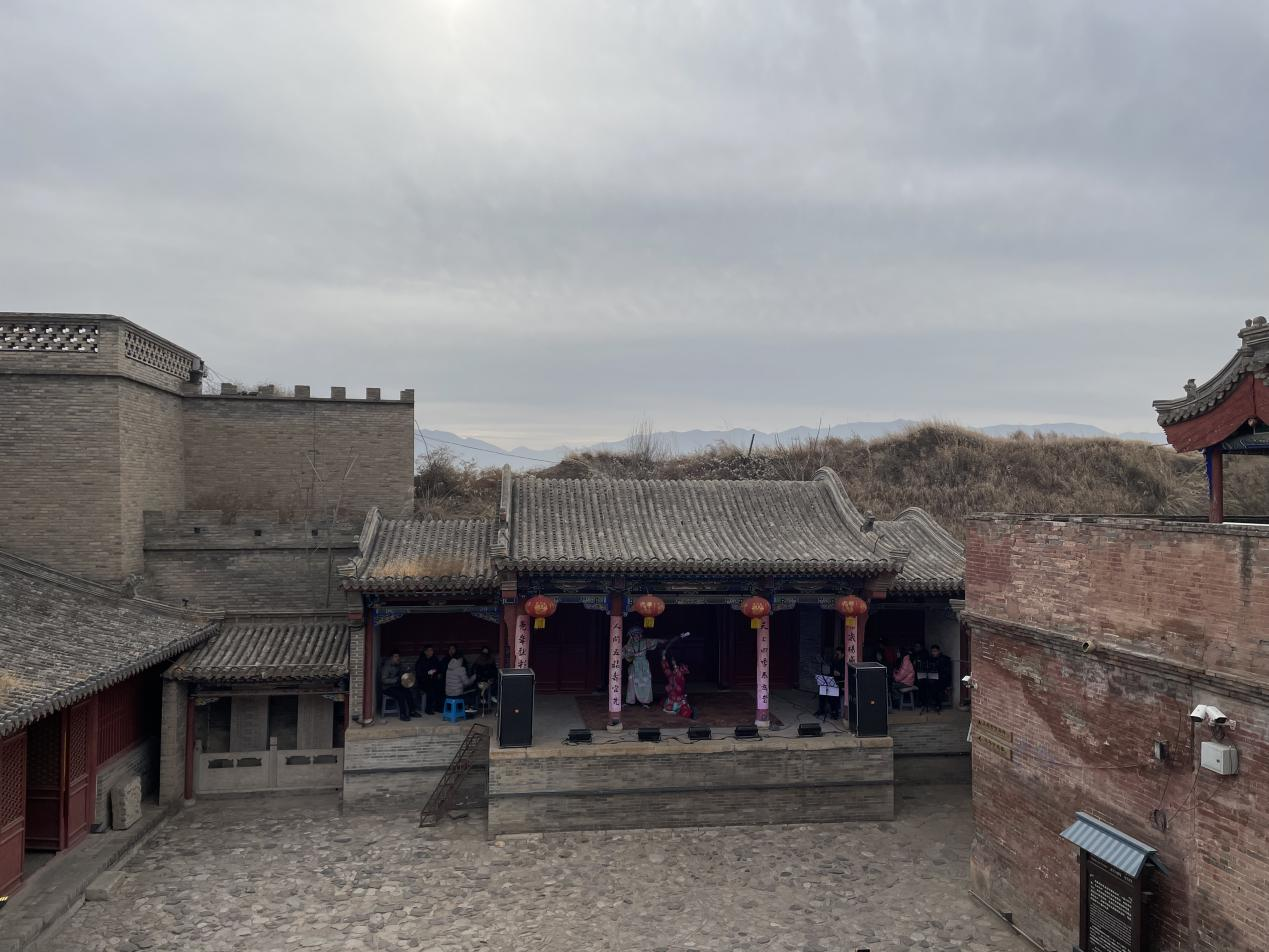 A scenic view of Zhangjiakou Weixian Guandi Temple