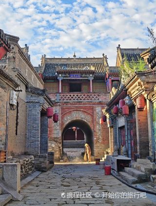 A scenic view of Zhangjiakou Weizhou Ancient City Wall