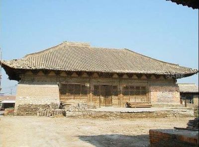 A scenic view of Zhangjiakou Weizhou Lingyan Temple