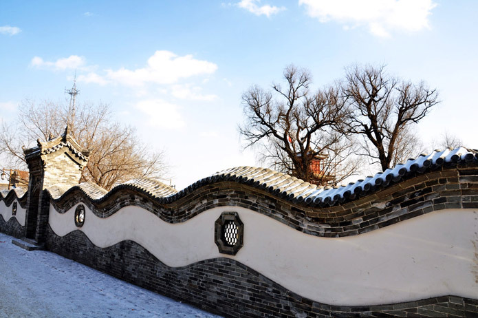 A scenic view of Zhangjiakou Xi Gu Bao Fortress