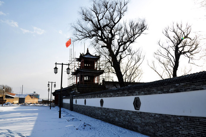 A scenic view of Zhangjiakou Xi Gu Bao Fortress