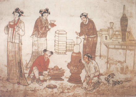 A scenic view of Zhangjiakou Xiabali Tomb Group