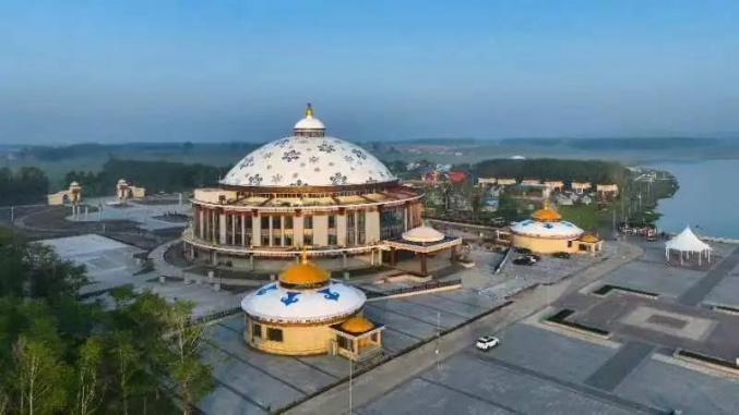 A scenic view of Zhangjiakou Xiaohongcheng Site