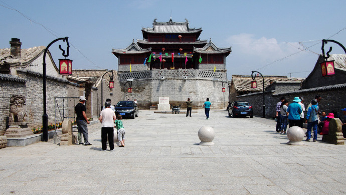 A scenic view of Zhangjiakou Ximalin Yuhuang Pavilion