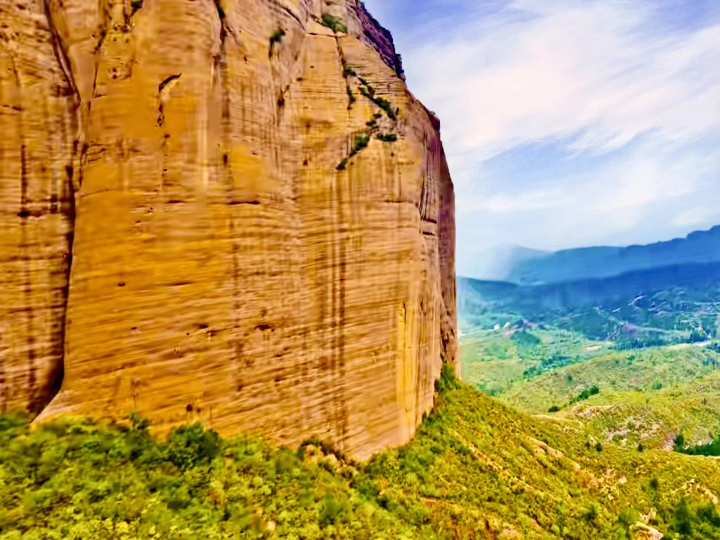 A scenic view of Zhangjiakou Xitu City Site Huaian
