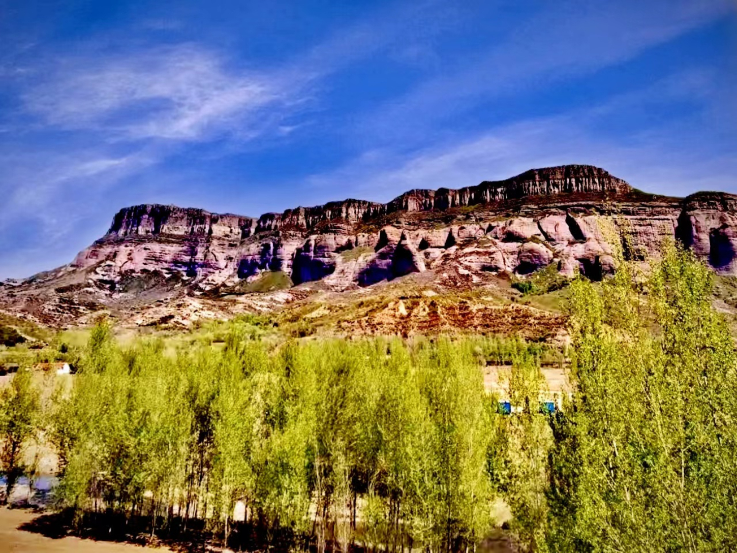 A scenic view of Zhangjiakou Xitu City Site Huaian