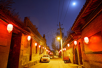 A scenic view of Zhangjiakou Xuanhua Ancient City Wall