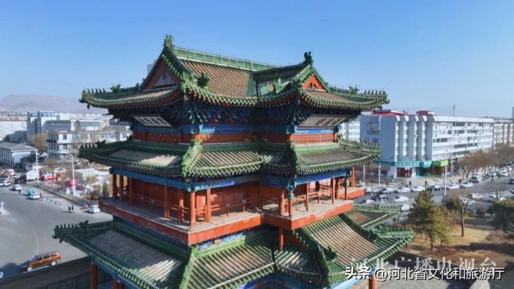 A scenic view of Zhangjiakou Xuanhua Ancient City Wall