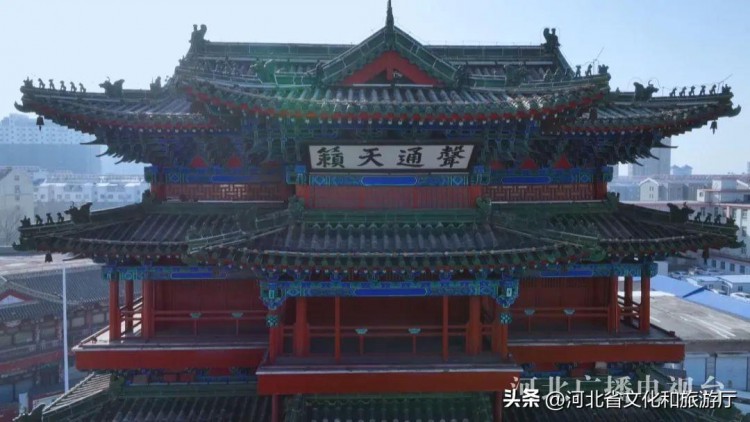 A scenic view of Zhangjiakou Xuanhua Ancient City Wall