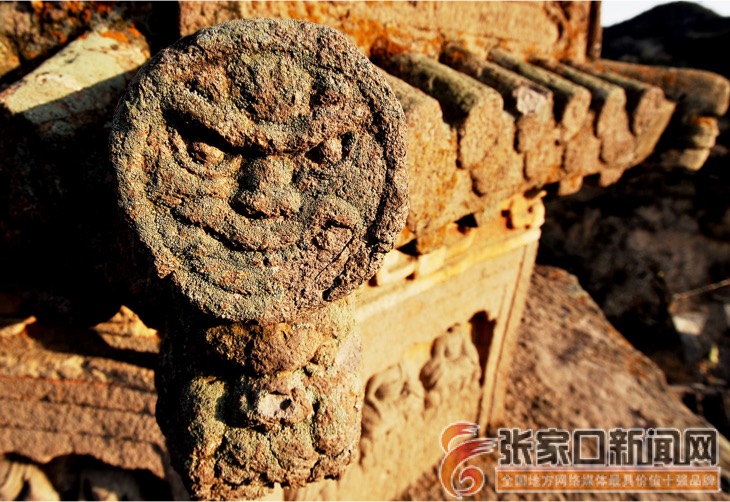 A scenic view of Zhangjiakou Xuanhua Bailin Temple