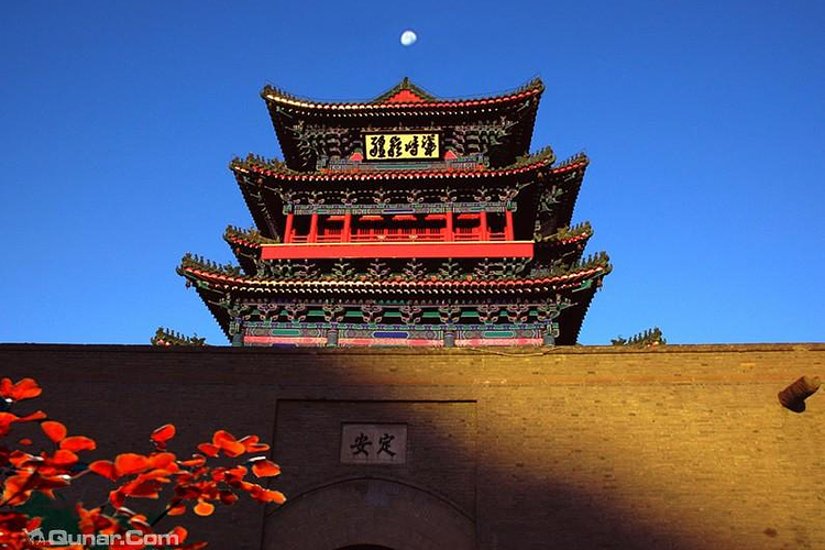 A scenic view of Zhangjiakou Xuanhua Bailin Temple