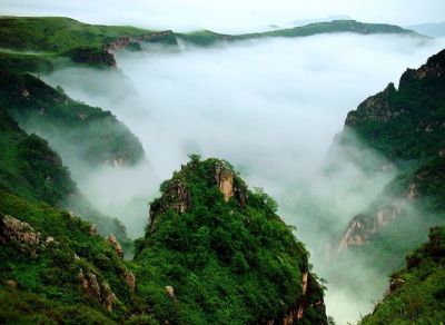 A scenic view of Zhangjiakou Yang Yun Family Tombs