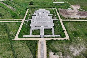 A scenic view of Zhangjiakou Yuan Zhongdu Site