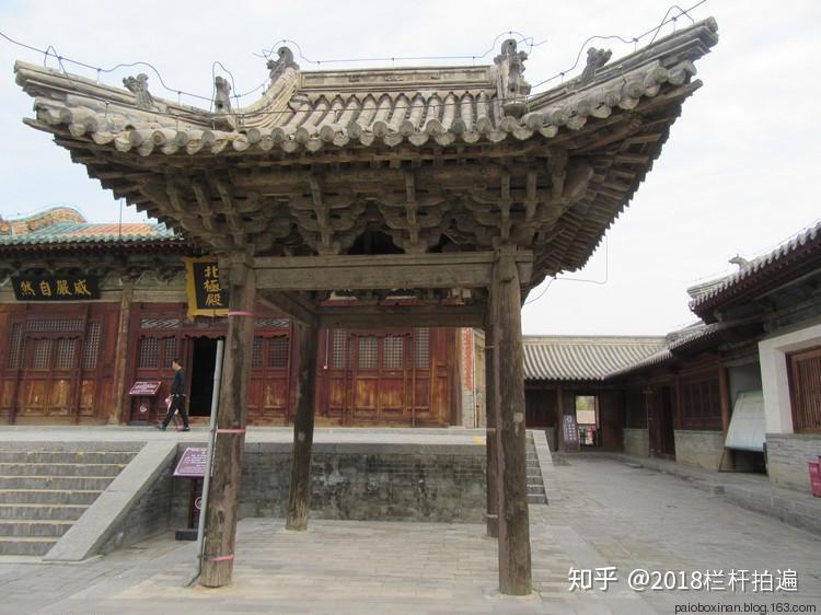 A scenic view of Zhangjiakou Zhenwu Temple
