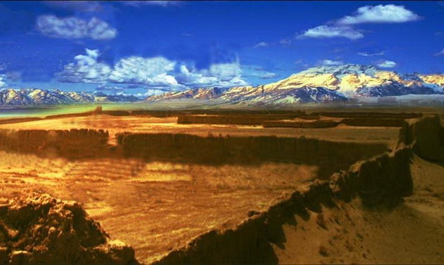 A scenic view of Zhangye Donghuishan Yizhi