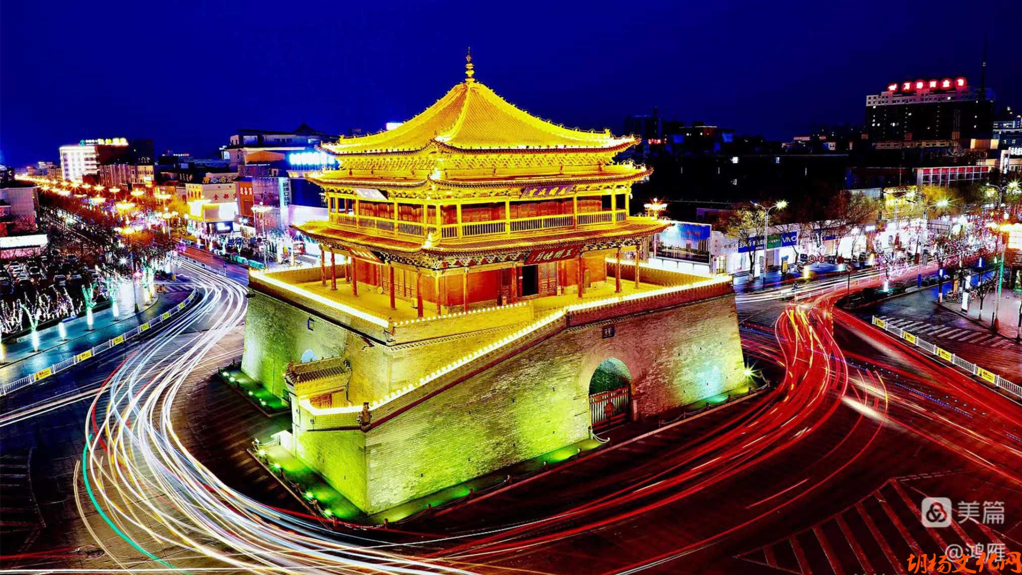 A scenic view of Zhangye Gulou