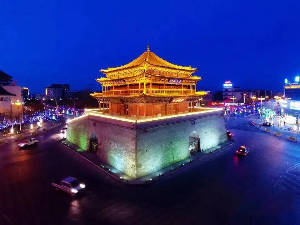 A scenic view of Zhangye Gulou