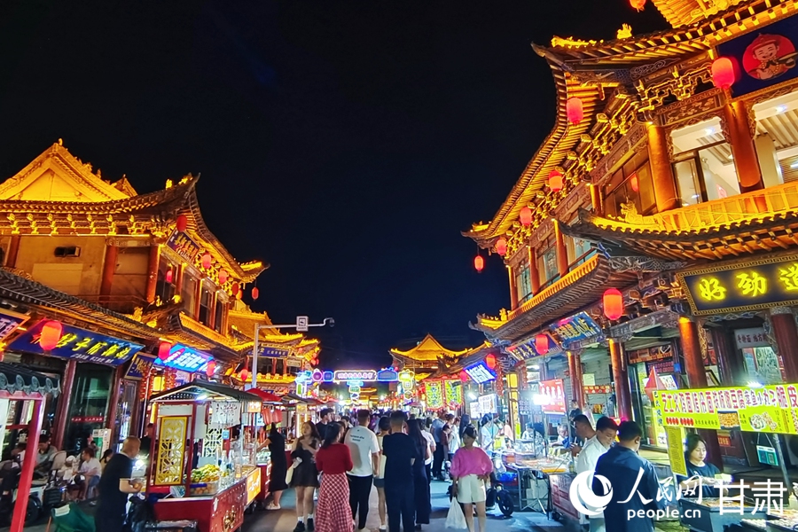 A scenic view of Zhangye Gulou