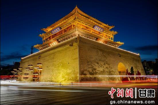 A scenic view of Zhangye Gulou