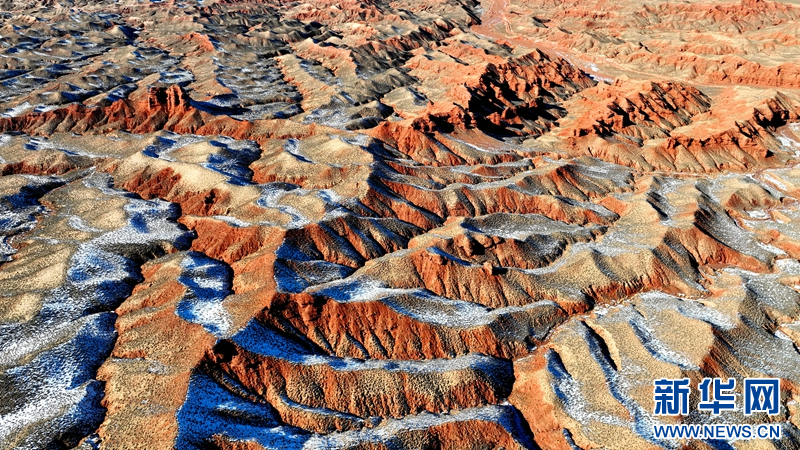 A scenic view of Zhangye Xihuishan Yizhi