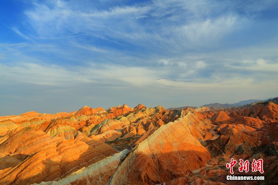 A scenic view of Zhangye Xihuishan Yizhi