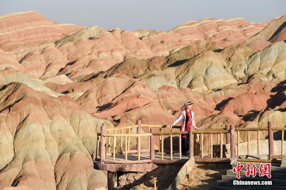 A scenic view of Zhangye Xihuishan Yizhi