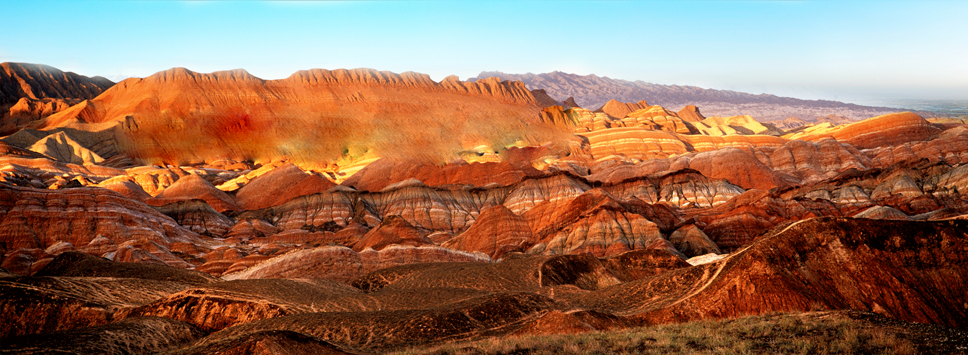 A scenic view of Zhangye Xilaisi