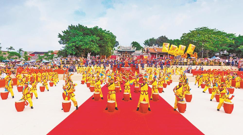 A scenic view of Zhangzhou Dongshan Guandimiao