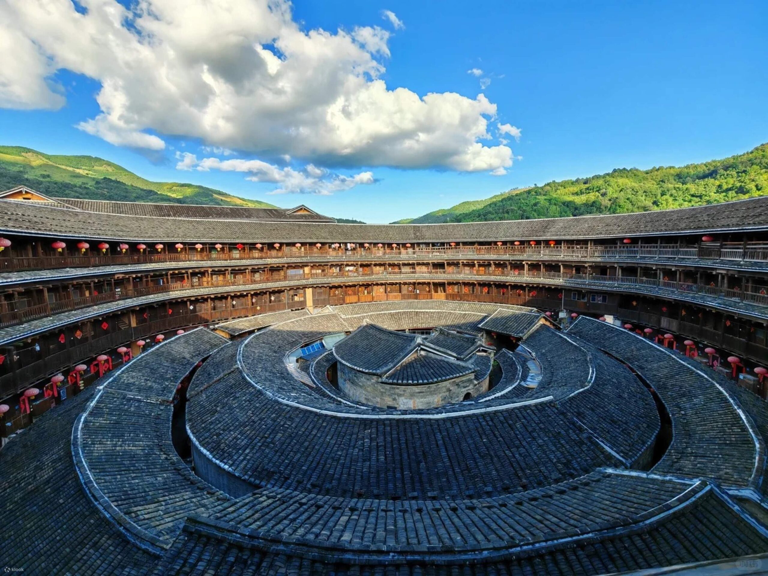 A scenic view of Zhangzhou Fujian Tulou