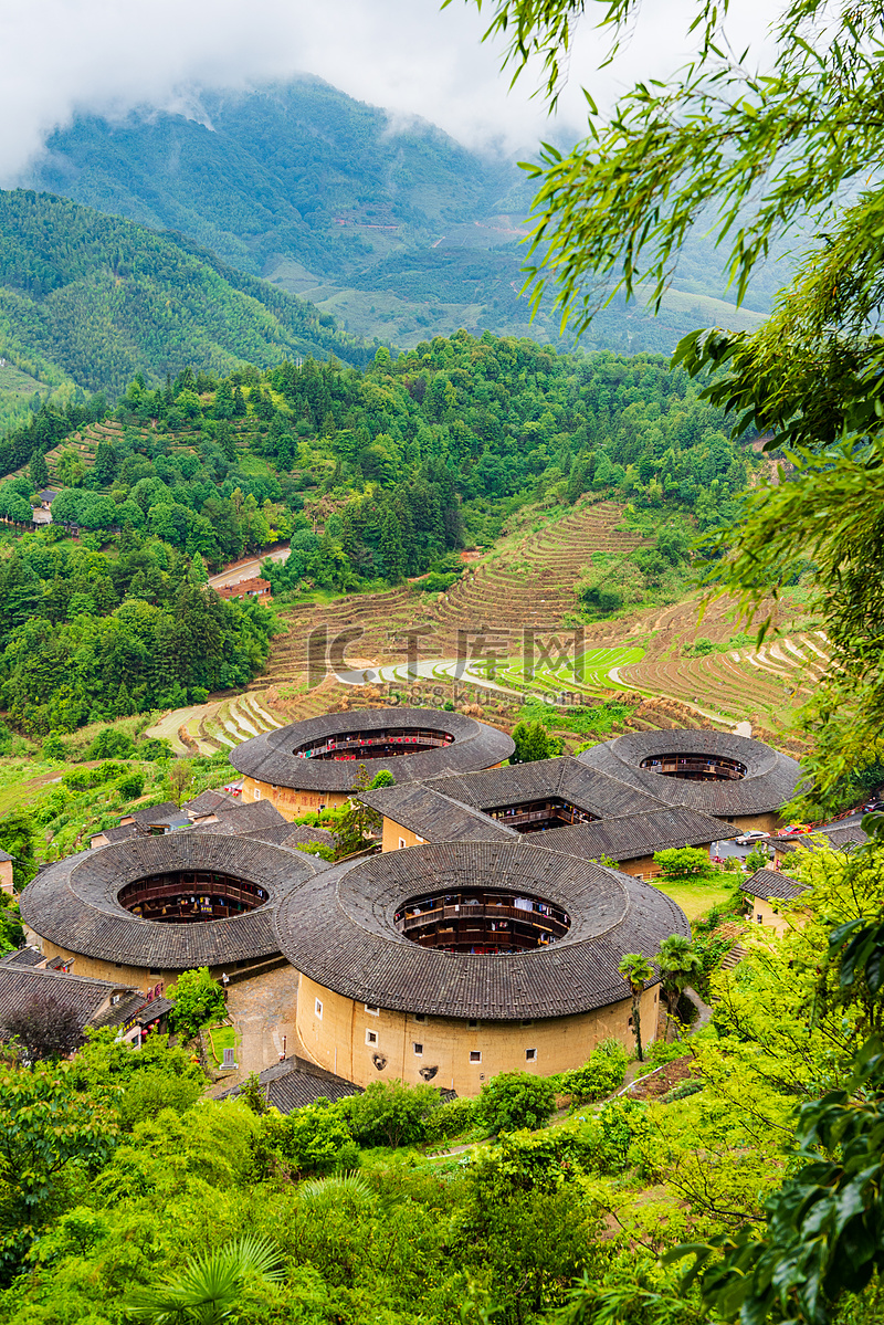 A scenic view of Zhangzhou Fujian Tulou