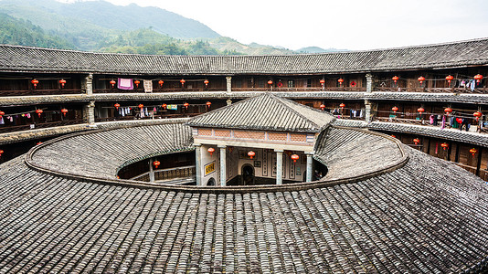 A scenic view of Zhangzhou Fujian Tulou