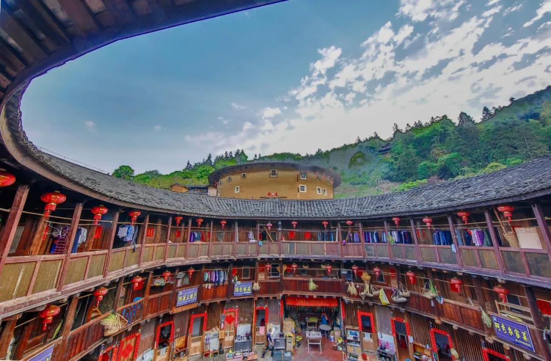 A scenic view of Zhangzhou Fujian Tulou
