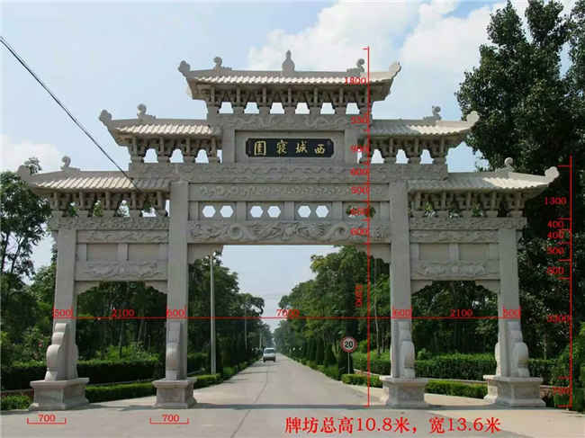 A scenic view of Zhangzhou Shipaifang