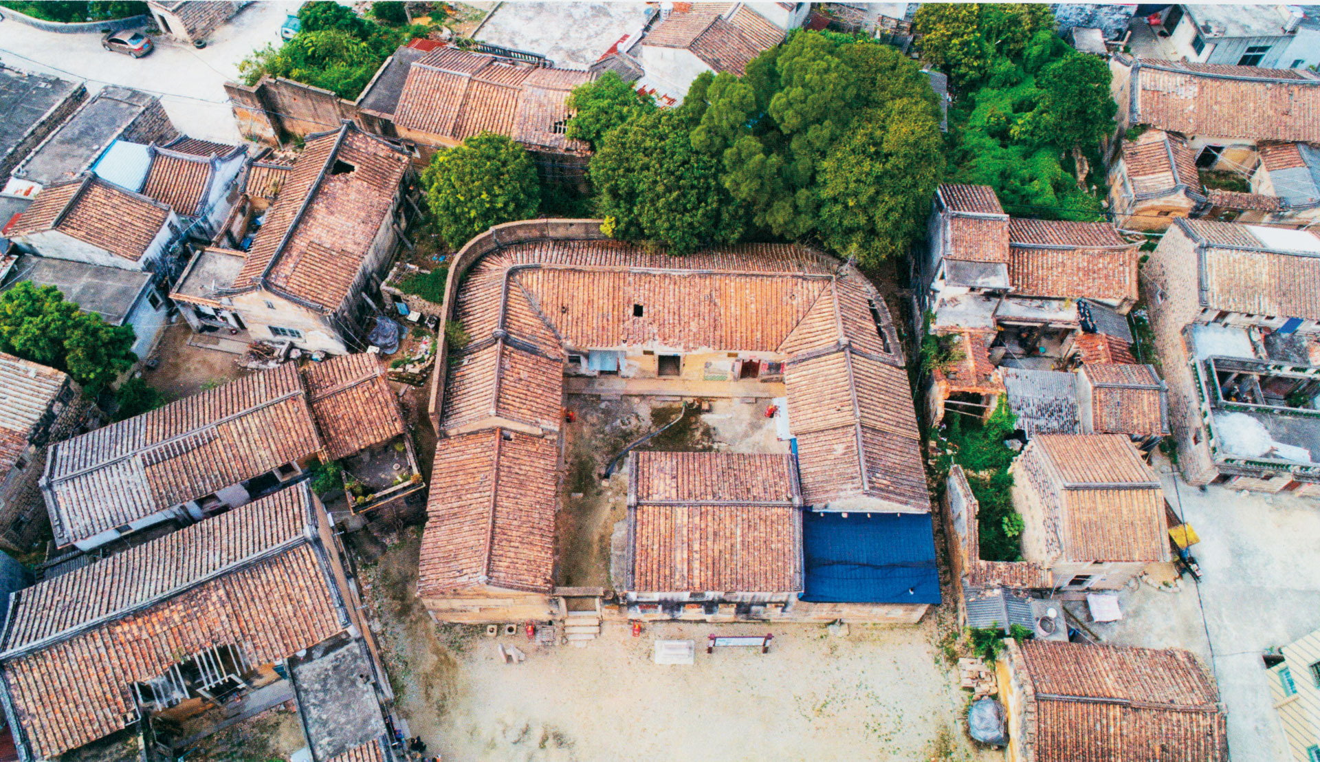 A scenic view of Zhangzhou Waizuizhai