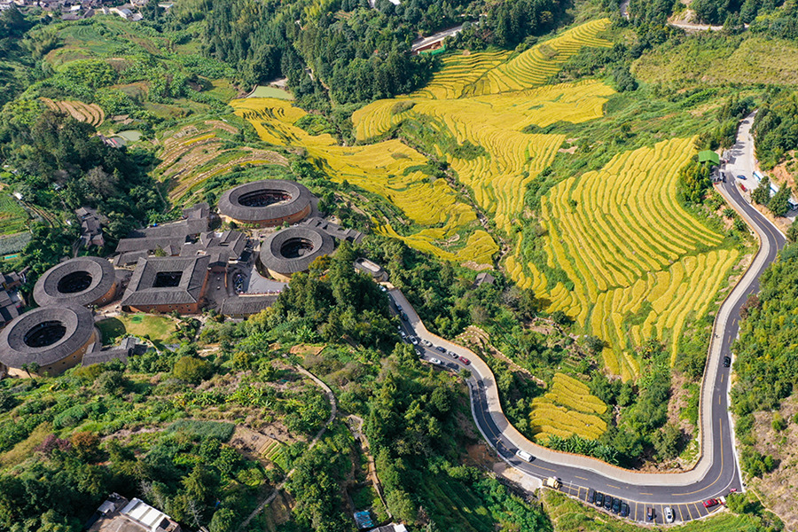 A scenic view of Zhangzhou Wugengliao Tugao Luqun