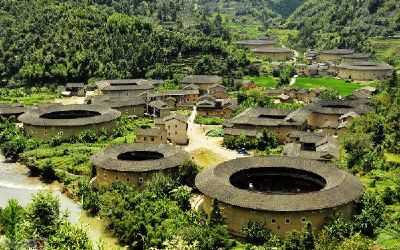 A scenic view of Zhangzhou Wugengliao Tugao Luqun