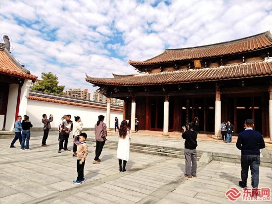 A scenic view of Zhangzhou Zhangpu Wenmiao Dachengdian