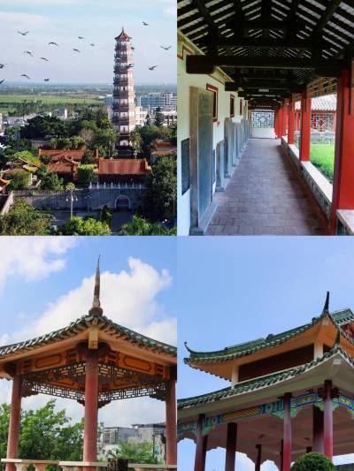 A scenic view of Zhanjiang Leizu Ci