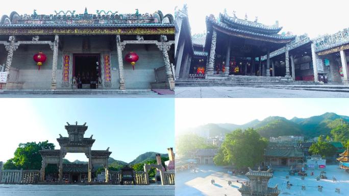 A scenic view of Zhaoqing Yuecheng Longmu Zumiao